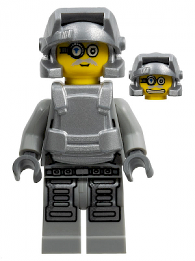 Power Miner — Power Miner - Brains, Gray Outfit