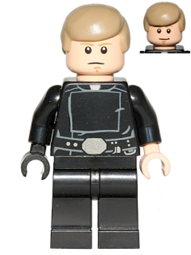 Luke Skywalker — Luke Skywalker - Jedi Master, Dark Tan Smooth Hair