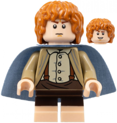 Samwise Gamgee — Samwise Gamgee (Sam) - Dark Tan Jacket, Sand Blue Cape