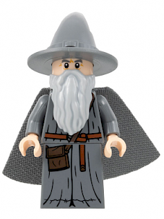 Gandalf the Grey - Wizard / Witch Hat, Robe, Spongy Cape