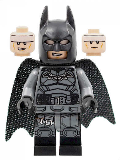 Batman — Batman - Dark Bluish Gray Suit, Black Belt, Black Hands, Spongy Cape with 1 Hole, Black Boots