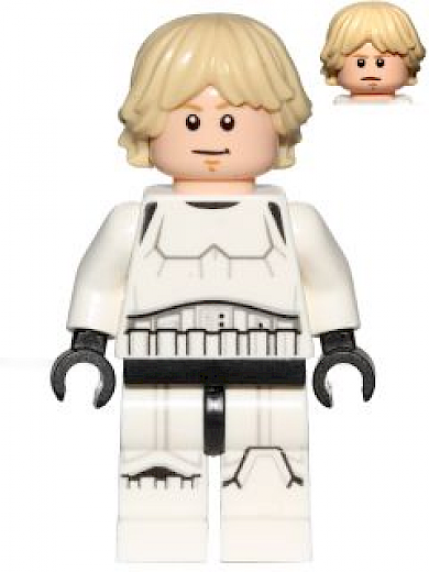 Luke Skywalker — Luke Skywalker - Stormtrooper Outfit, Printed Legs, Tan Hair
