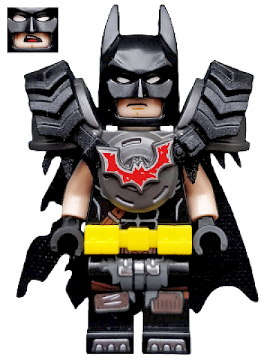 Batman — Batman - Battle Ready, Tire Armor, Tattered Cape, Yellow Utility Belt