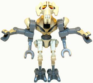 General Grievous - Bent Legs, Tan Armor
