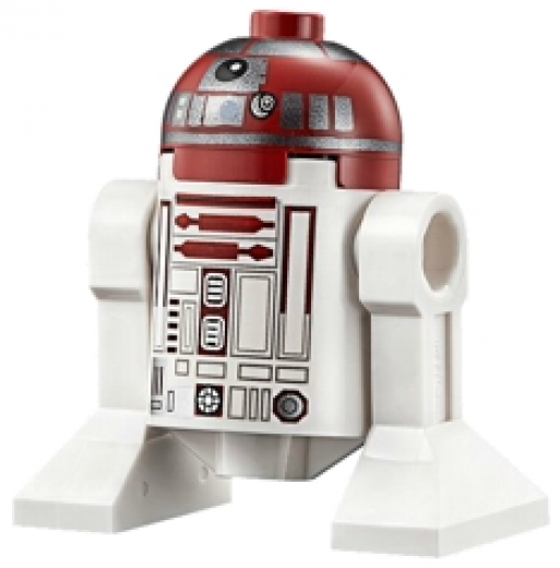 Astromech Droid — Astromech Droid, R4-P17 - Silver Band Around Dome, Black Outline Rectangles