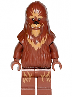 Wookiee - Reddish Brown with Dark Tan Fur, Printed Legs, Plain Arms