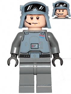 General Maximillian Veers - Chest Armor, Sand Blue Helmet with Goggles Pattern, Plain Legs