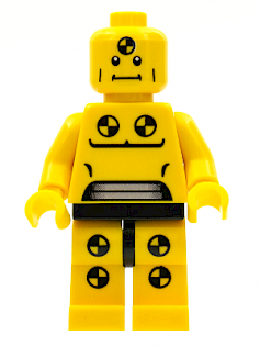 Demolition Dummy, Series 1 (Minifigure Only without Stand and Accessories)