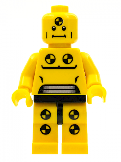 Demolition Dummy — Demolition Dummy, Series 1 (Minifigure Only without Stand and Accessories)