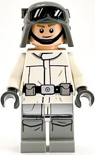 Imperial AT-ST Driver - Helmet with Molded Goggles, White Jacket (Hoth)