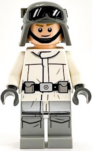 Imperial AT-ST Driver — Imperial AT-ST Driver - Helmet with Molded Goggles, White Jacket (Hoth)