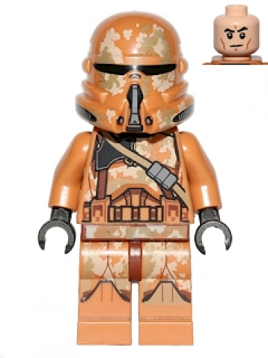 Clone Airborne Trooper — Clone Airborne Trooper (Phase 2) - Geonosis Camouflage, Smirk
