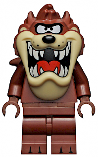 Tasmanian Devil, Looney Tunes (Minifigure Only without Stand and Accessories)