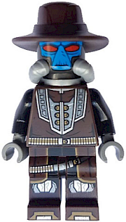 Cad Bane - Pearl Dark Gray Head