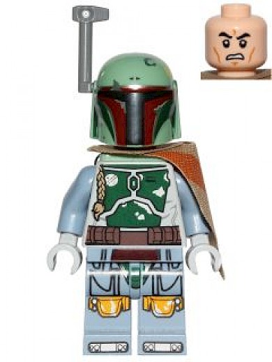 Boba Fett — Boba Fett - Pauldron Cloth with Dark Orange Stripe Pattern