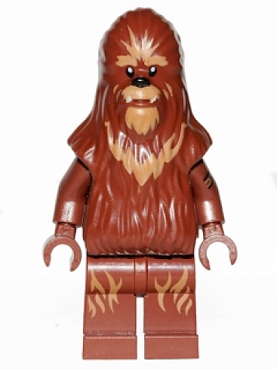 Wookiee — Wookiee - Reddish Brown with Dark Tan Fur, Printed Legs, Band on Left Arm