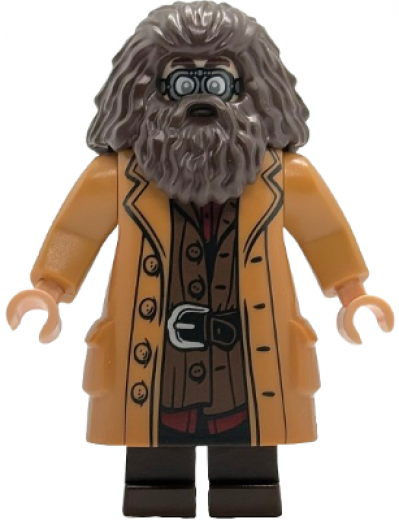 Rubeus Hagrid — Rubeus Hagrid - Medium Nougat Topcoat with Buttons, Goggles