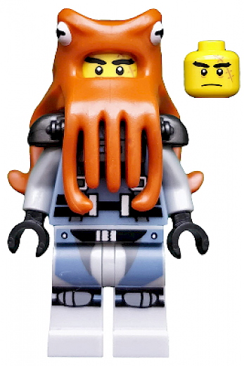Shark Army Octopus — Shark Army Octopus, The LEGO Ninjago Movie (Minifigure Only without Stand and Accessories)