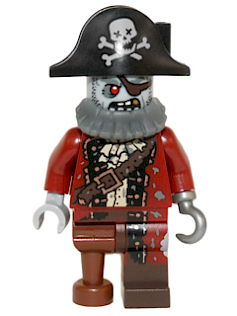 Zombie Pirate, Series 14 (Minifigure Only without Stand and Accessories)