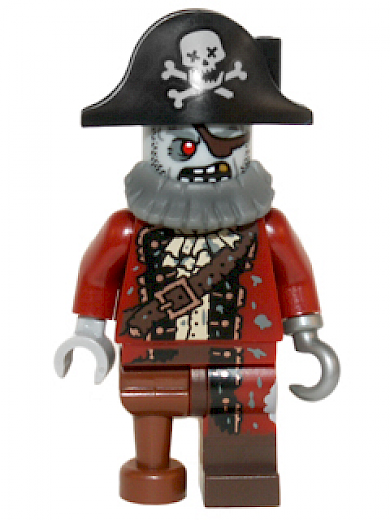 Zombie Pirate — Zombie Pirate, Series 14 (Minifigure Only without Stand and Accessories)