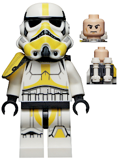 Imperial Artillery Stormtrooper - Male, Light Nougat Head, Cheek Lines