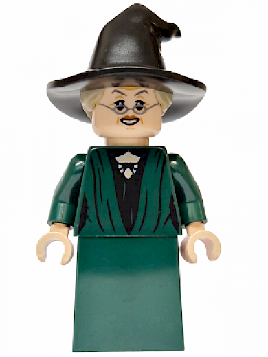 Professor Minerva McGonagall — Professor Minerva McGonagall - Dark Green Robe, Plain Skirt, Hat with Hair
