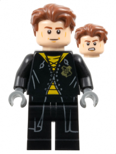 Cedric Diggory - Black and Yellow Uniform, No Shirt Tail