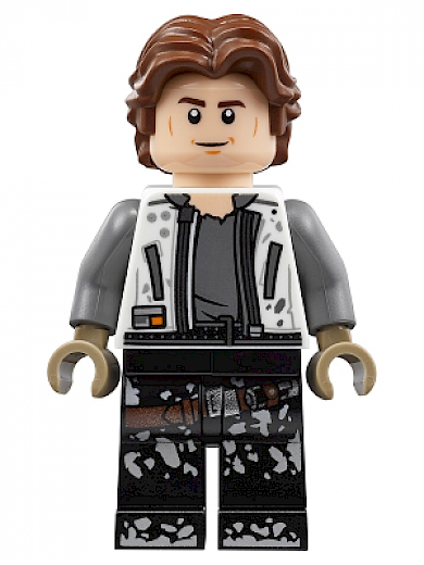 Han Solo — Han Solo, White Jacket, Black Legs with Dirt Stains