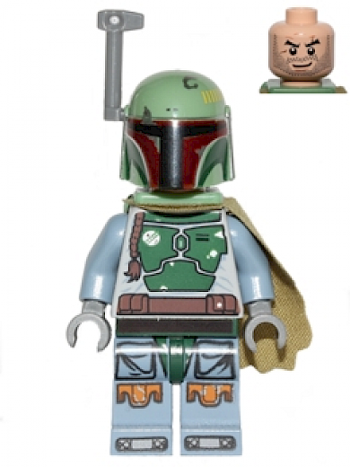 Boba Fett — Boba Fett - Head Beard Stubble