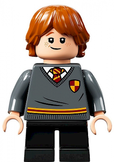 Ron Weasley — Ron Weasley - Gryffindor Sweater with Crest, Black Short Legs