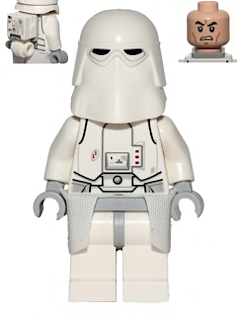 Snowtrooper, Light Bluish Gray Hips, Light Bluish Gray Hands, White Kama