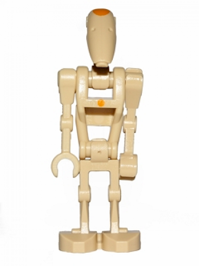 Battle Droid Commander — Battle Droid Commander - Tan with Dot, Angled Arm and Straight Arm