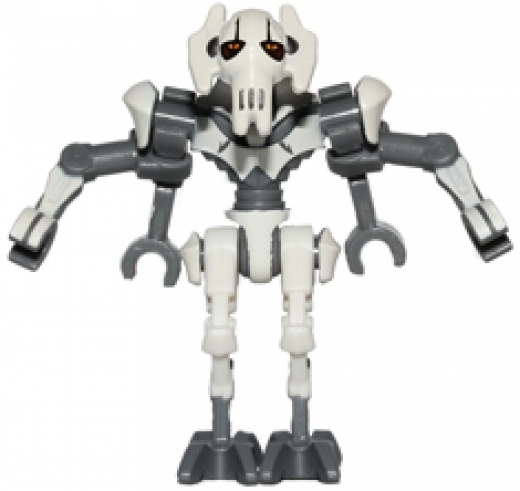 General Grievous — General Grievous - Bent Legs, White Armor