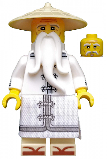 Master Wu — Master Wu, The LEGO Ninjago Movie (Minifigure Only without Stand and Accessories)