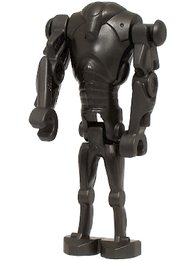 Super Battle Droid — Super Battle Droid - Pearl Dark Gray, Narrow Head, Chest Light Indent