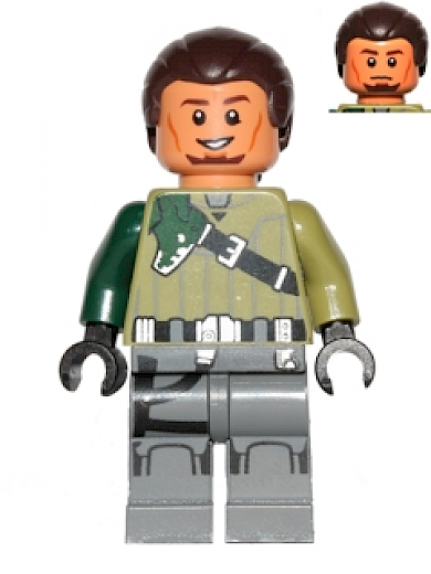 Kanan Jarrus — Kanan Jarrus - Dark Brown Hair and Eyebrows