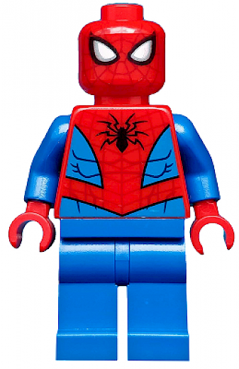 Spider-Man — Spider-Man - Dark Red Web Pattern, Blue Legs