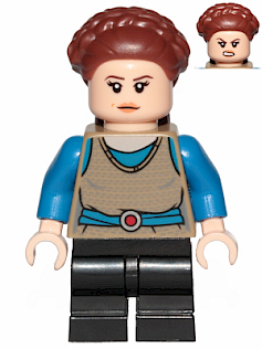 Padmé Naberrie (Amidala) - Light Nougat Head, Medium Legs