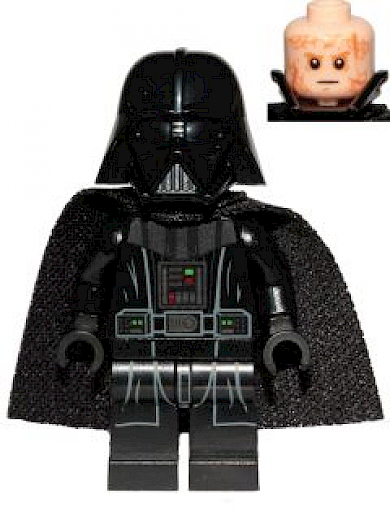 Darth Vader — Darth Vader (Light Nougat Head, Plain Arms)
