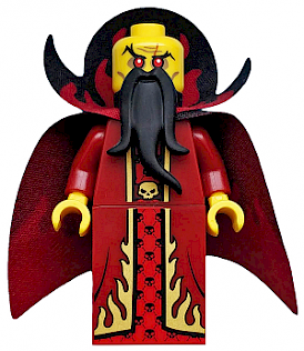 Evil Wizard, Series 13 (Minifigure Only without Stand and Accessories)