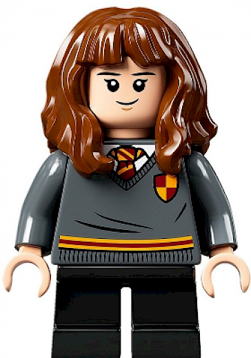 Hermione Granger — Hermione Granger - Gryffindor Sweater with Crest, Black Short Legs