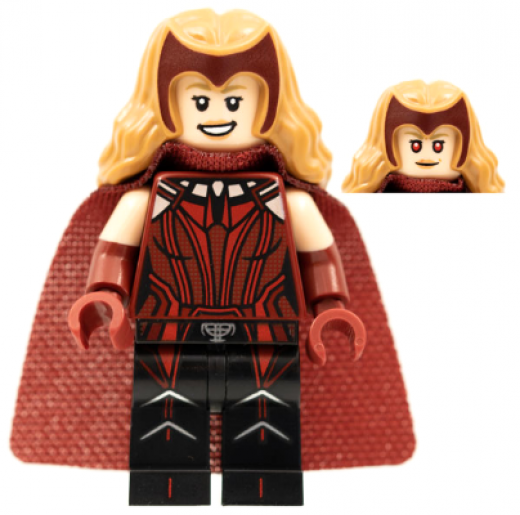 The Scarlet Witch — The Scarlet Witch, Marvel Studios, Series 1 (Minifigure Only without Stand and Accessories)