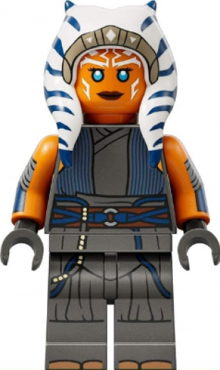 Ahsoka Tano — Ahsoka Tano (Adult) - Pearl Dark Gray Robe, Printed Arms
