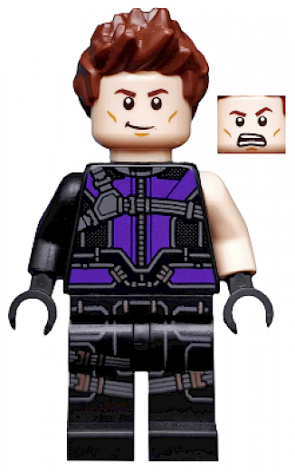 Hawkeye — Hawkeye - Black and Dark Purple Suit