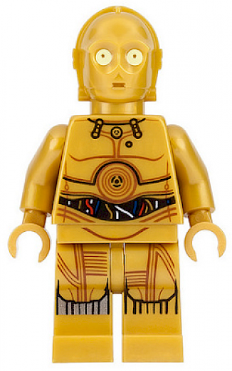 C-3PO — C-3PO - Colorful Wires, Printed Legs