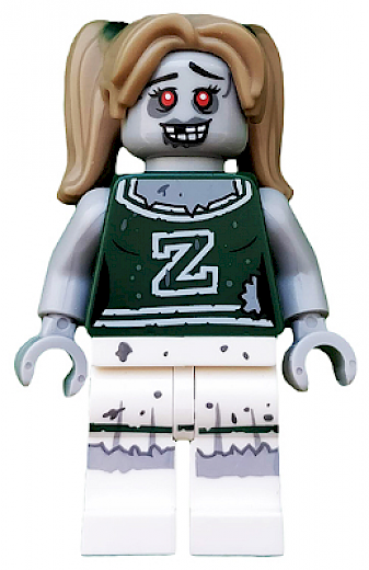 Zombie Cheerleader — Zombie Cheerleader, Series 14 (Minifigure Only without Stand and Accessories)