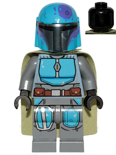 Mandalorian Tribe Warrior (Hewitt Dala) - Male, Olive Green Cape, Dark Azure Helmet