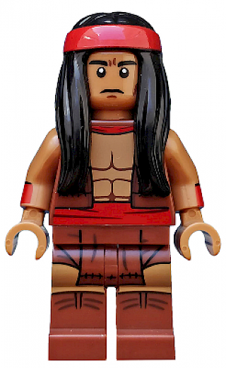Apache Chief — Apache Chief, The LEGO Batman Movie, Series 2 (Minifigure Only without Stand and Accessories)