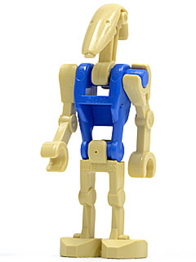 Battle Droid Pilot — Battle Droid Pilot - Blue Torso, Angled Arms